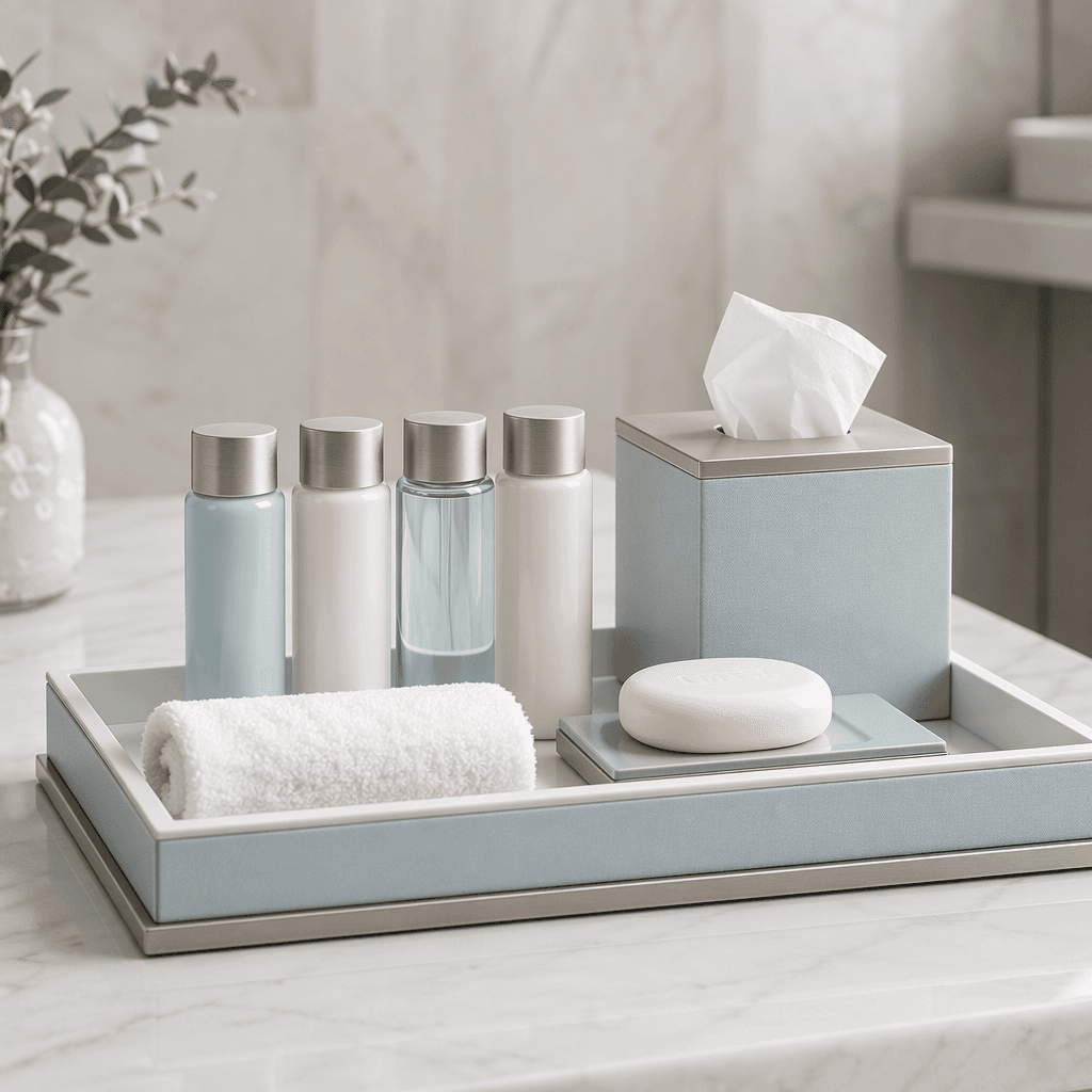 Hotel Guest Amenity Tray — product